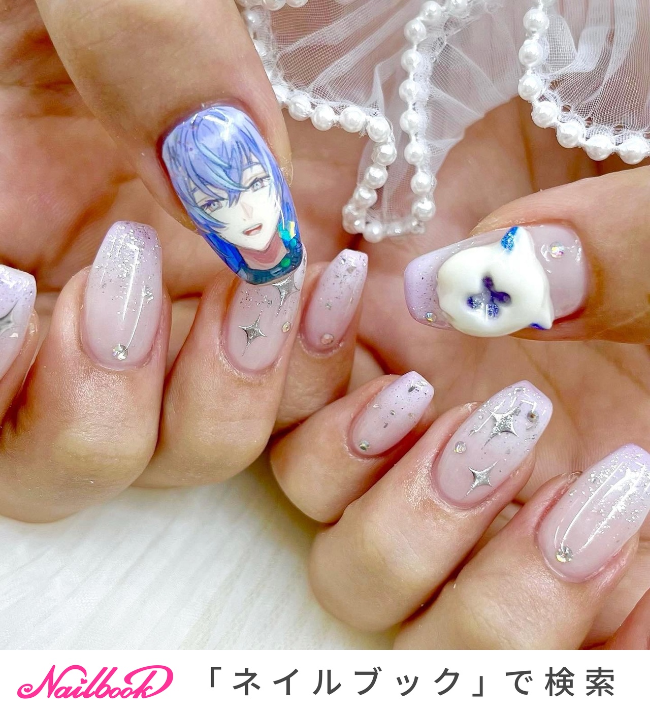 人気順｜キラキラネイル(キラキラ)/#星導ショウのネイルデザイン