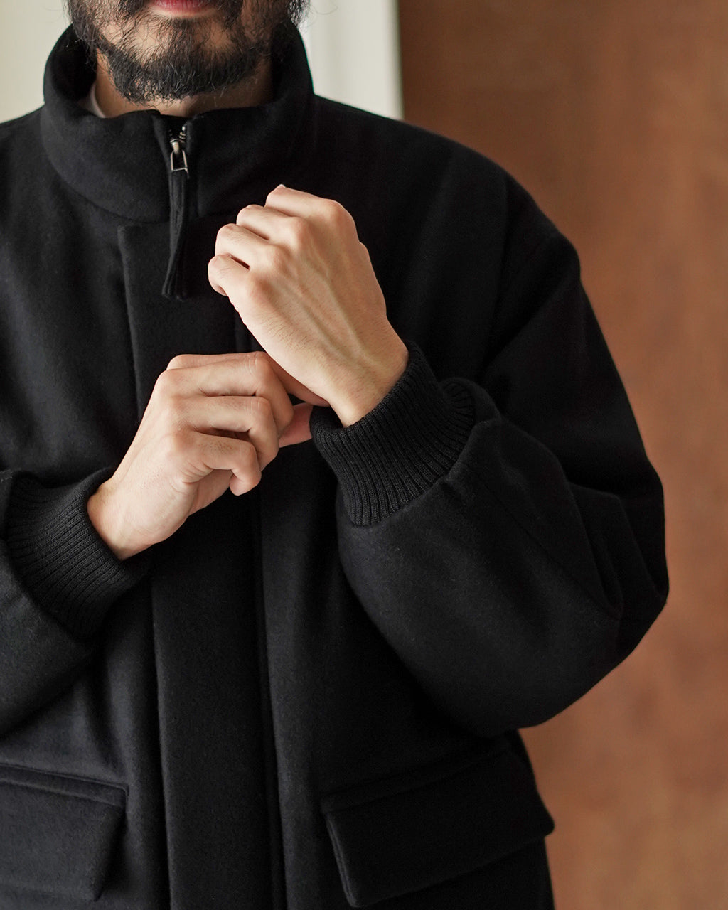 STILL BY HAND スティルバイハンド 中綿ウールブルゾン メンズ Padded