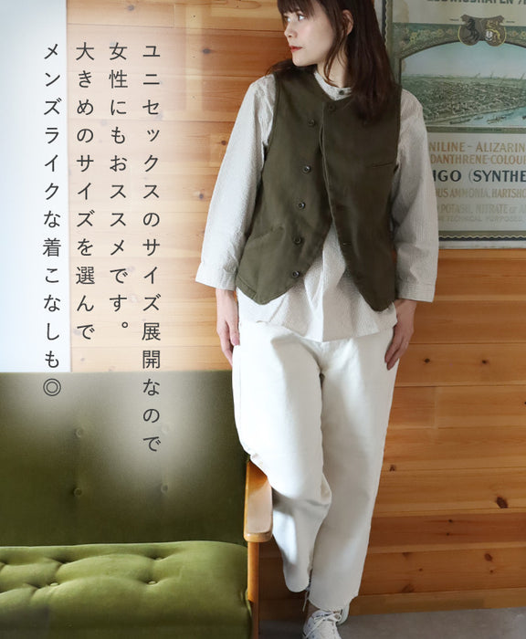 graphzero(グラフゼロ) アビエーターワークベスト カーキ メンズ