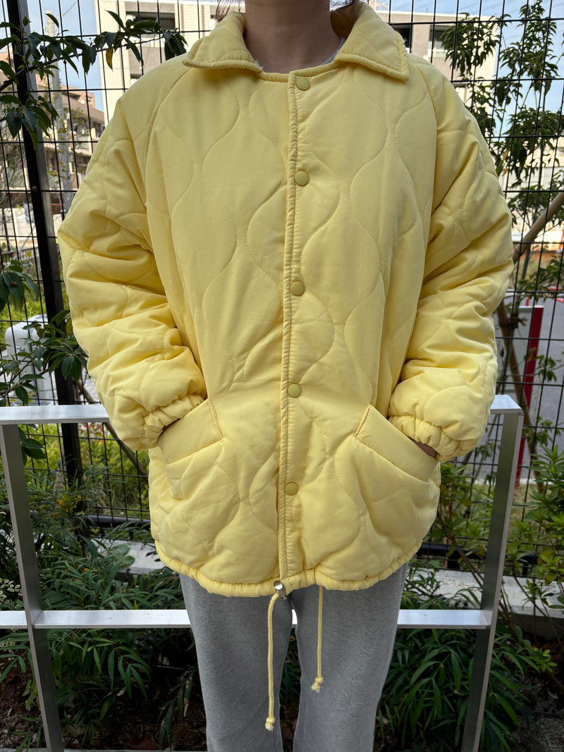オーバーイエローキルティングジャケット DPB84018 – CRAMMY