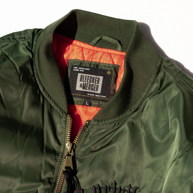 人気のMA-1に刺繍入りが登場！！