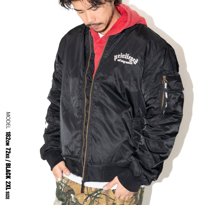 人気のMA-1に刺繍入りが登場！！