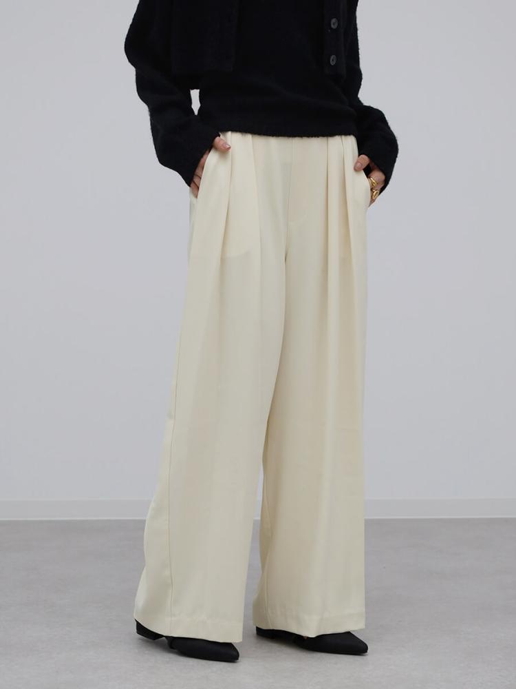 タックワイドイージーパンツ - Aga - Aga｜YAMADAYA STORE