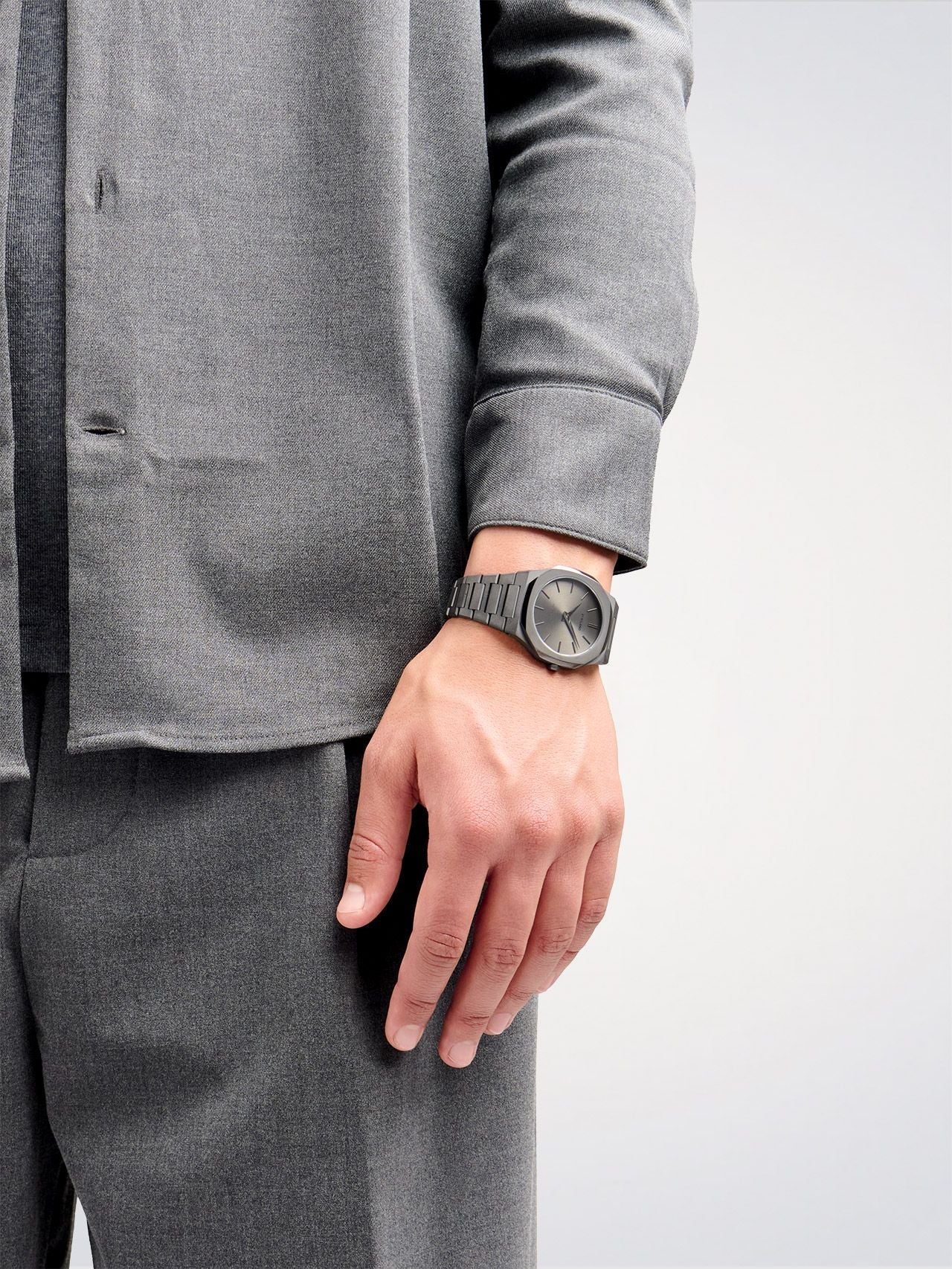 Anthracite | Ultra Thin Watch | D1 Milano