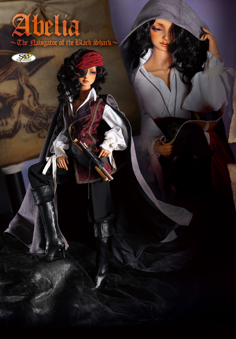 SD16女の子 Abelia ～The Navigator of the Black Shark～ | 銀貨の