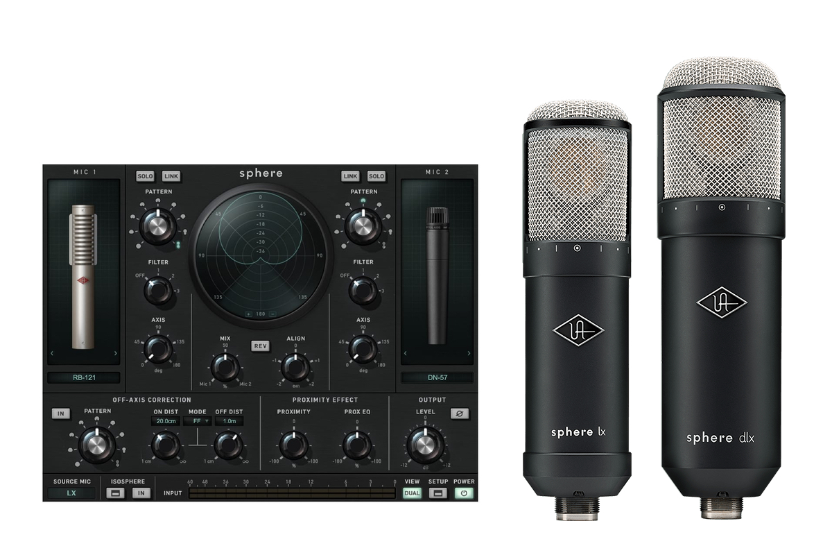 Universal AudioからSphere DLX と Sphere LX 2種類のモデリングマイク