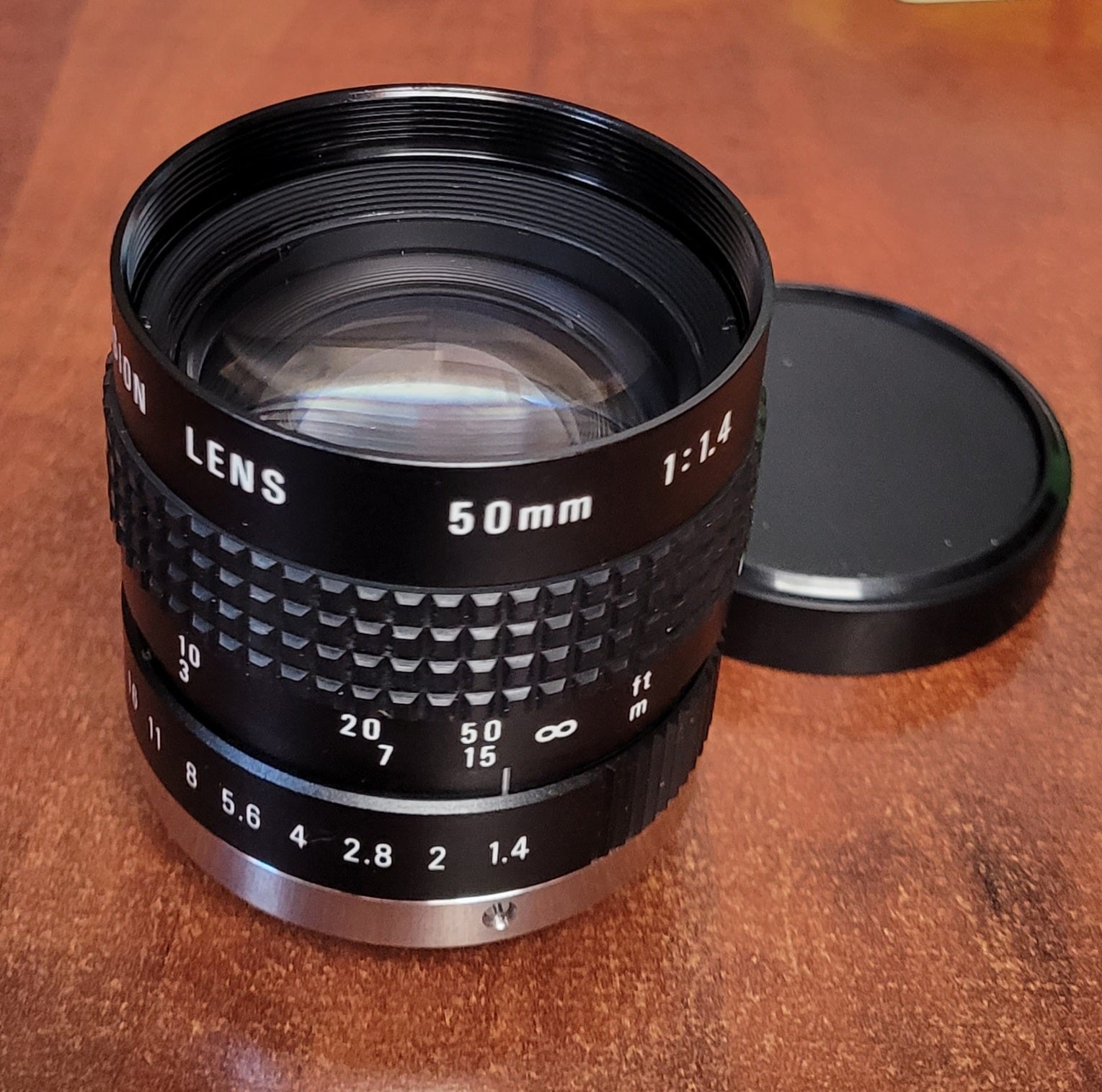 Cosmicar 50mm f1.4 TV C-Mount Lens S# N/A – Du-All Camera