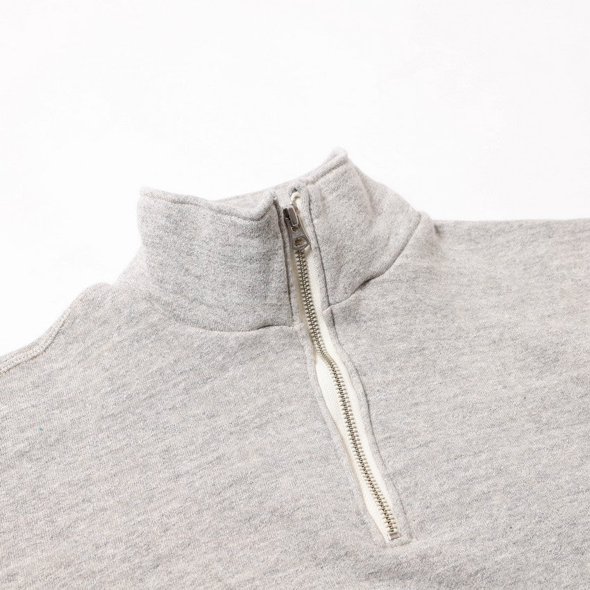 lot.86014 LOOP WHEEL”HIGHNECK HALF ZIP SWEATSHIRT