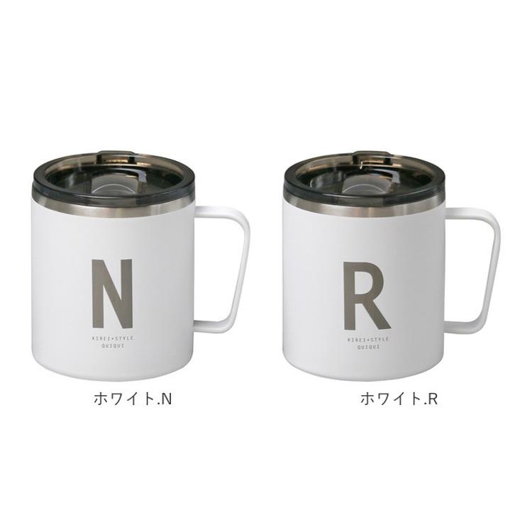 ステンレス マグカップ 蓋付き アルファベットマグ 通販