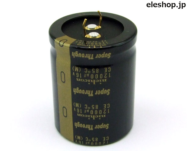 オーディオ機器電源平滑用電解コンデンサKGシリーズ/Super Through 16V