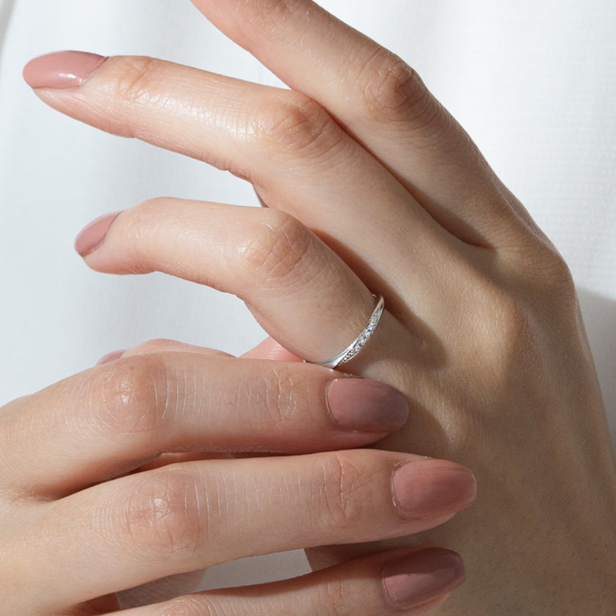 ダイヤモンドリング 5石 0.025ct PT900 プラチナ – facett 公式