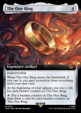Foil】(451)□ボーダーレス□《一つの指輪/The One Ring》(Bundle
