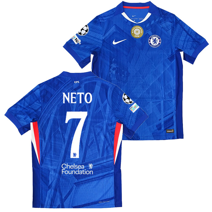 チェルシー 25-26 ホーム Dri-FIT ADV 半袖 ユニフォーム(胸スポンサー