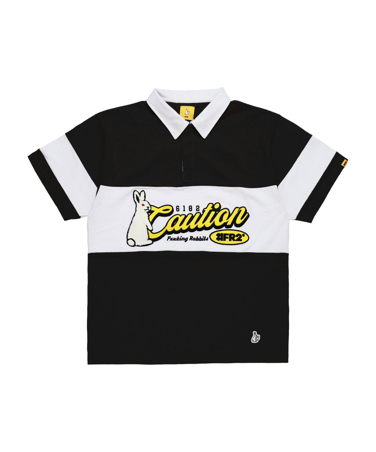 Caution Rabbit Classic Rugby Shirt – #FR2
