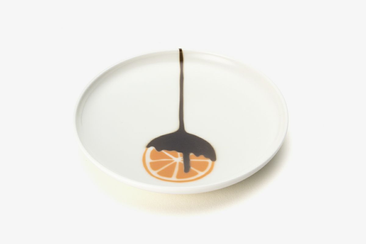 なごみ色 なごみオレンジ プレート | 有田焼 深川製磁｜公式オンライン