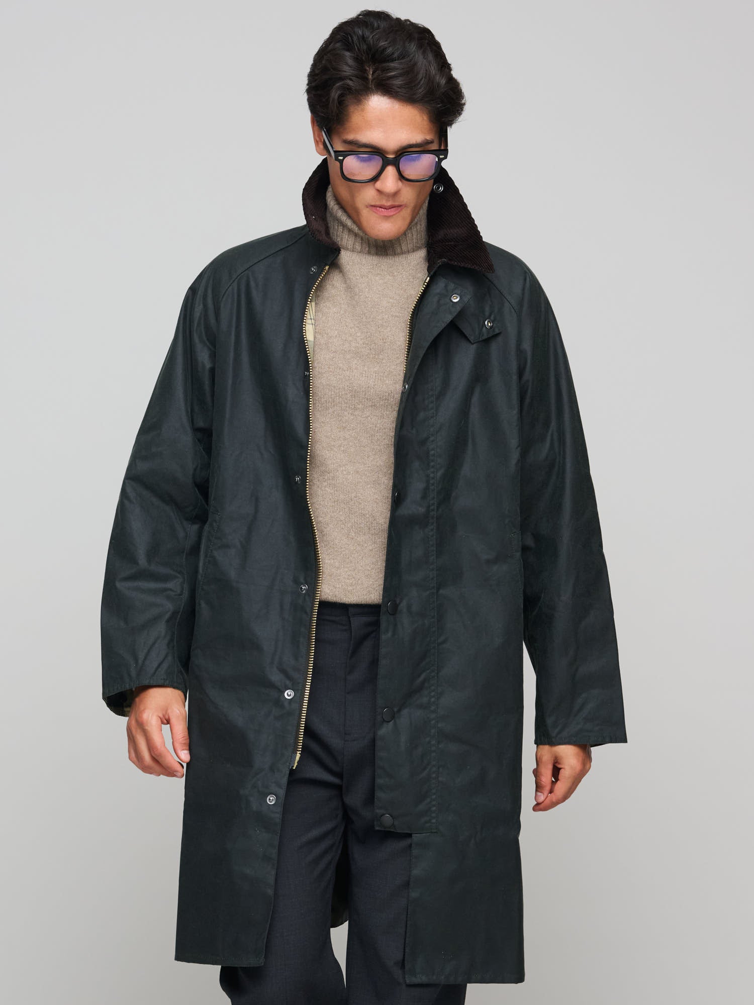 Modified Exmoor Waxed Coat, Sage – Goods