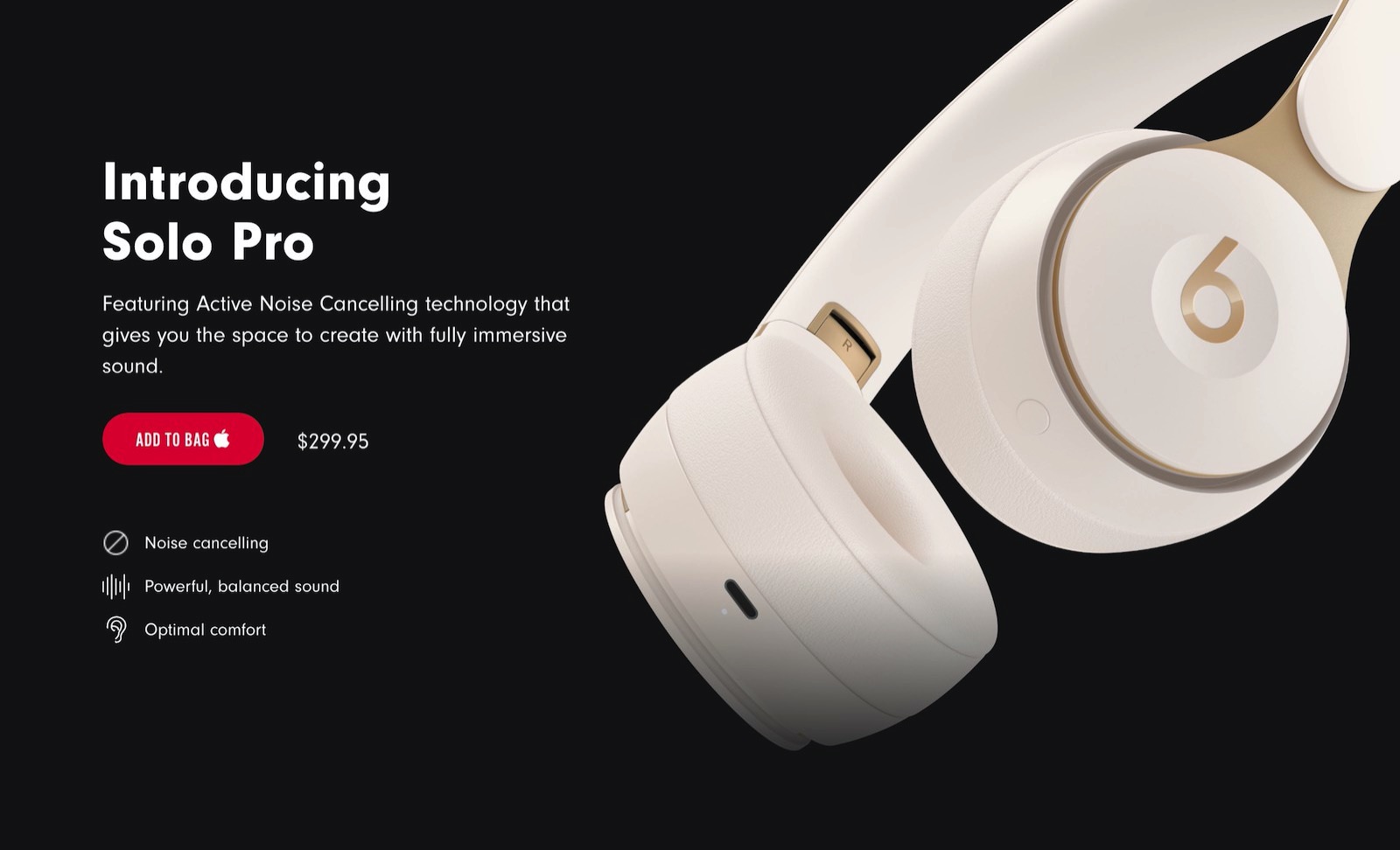 Beats、ノイズキャンセリング対応オンイヤーワイヤレスヘッドホン