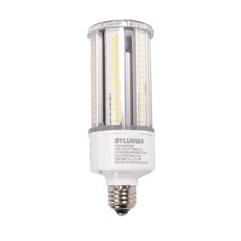 Sylvania 41008 LED27HIDR8SC2MED 12/18/27W LED Corn Cob Lamp 30K