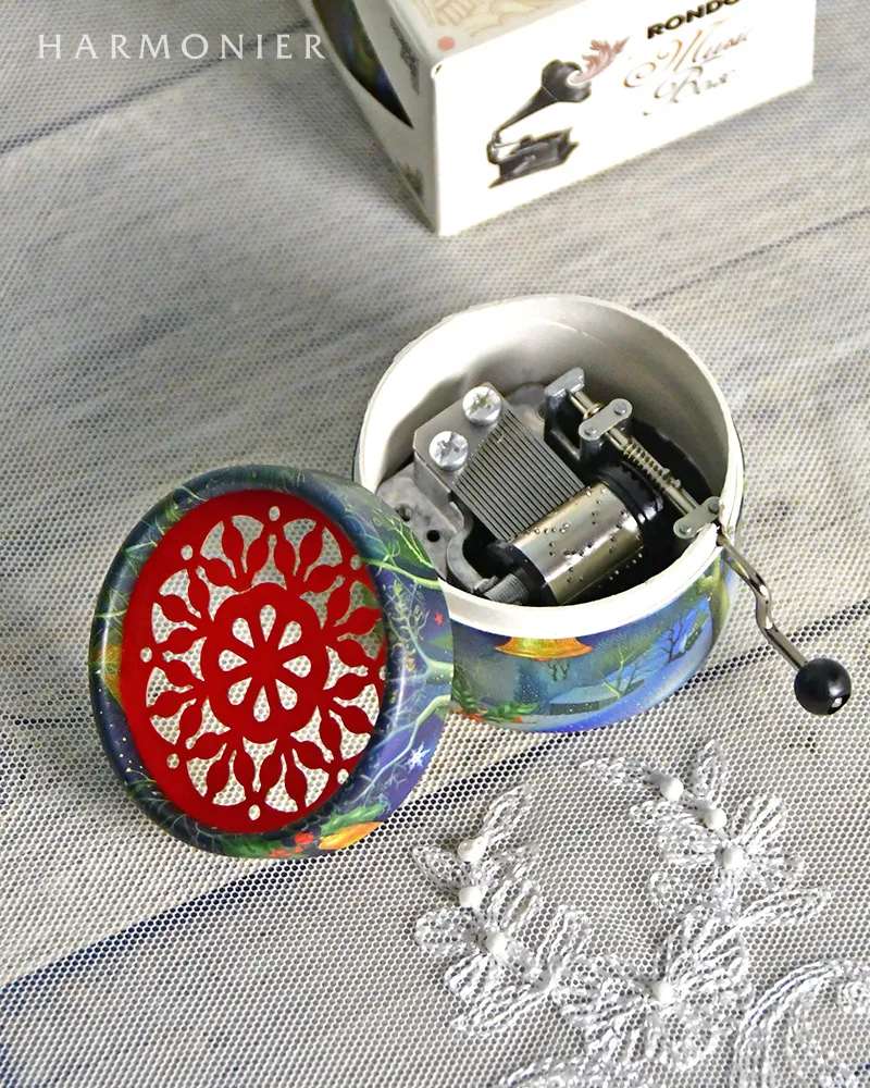 ドイツ製手巻きオルゴール/スノーマン｜クリスマス雑貨の通販