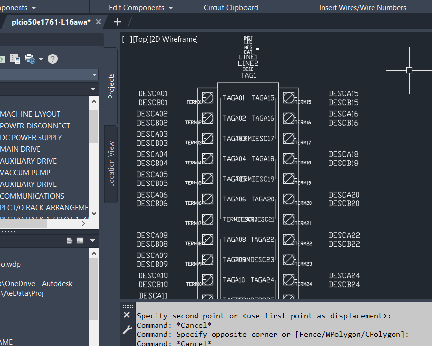 AutoCAD Electrical で PLC シンボルを作成または追加する方法を教えて