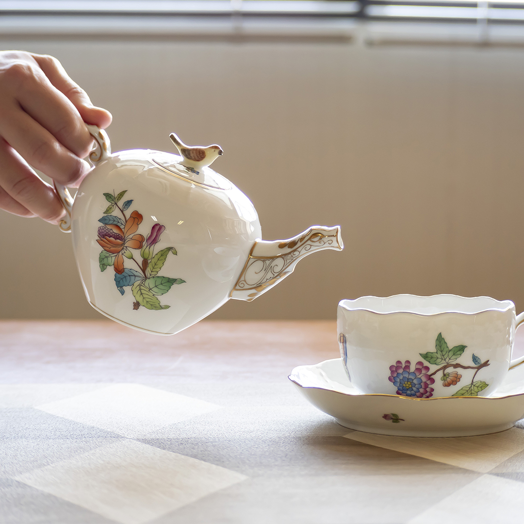 ヴィクトリア・プレーン] ミニティーポット トリ