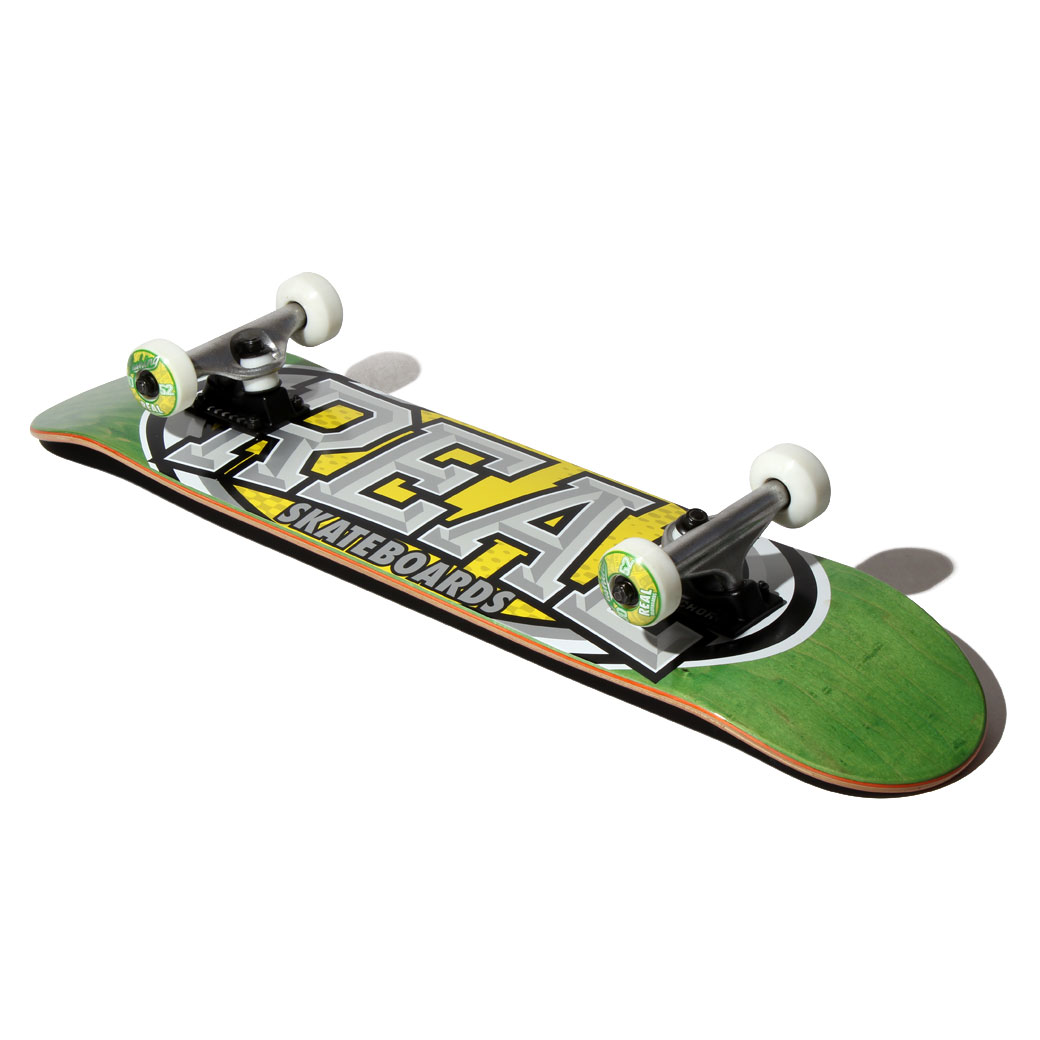 スケボー初心者におすすめ REAL コンプリートデッキ DROPOUT 7.5インチ