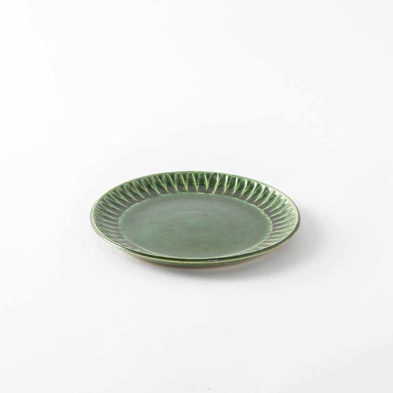 織部しのぎ 17.5cm皿