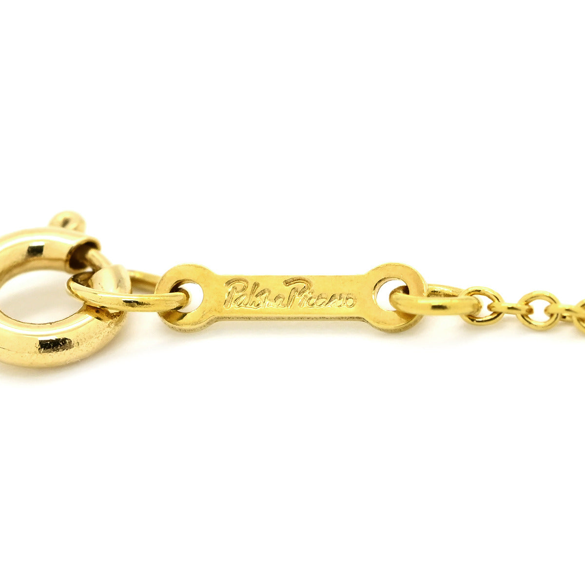 ティファニー Tiffany & Co Xペンダント キス イエローゴールド