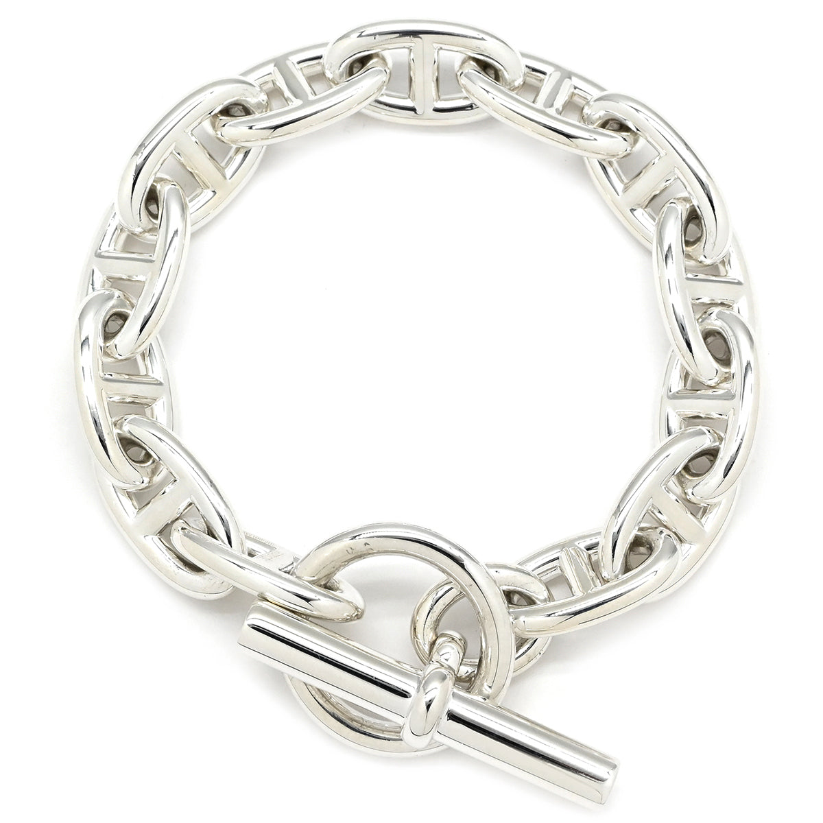 エルメス HERMES シェーヌダンクル GM シルバー シルバー925