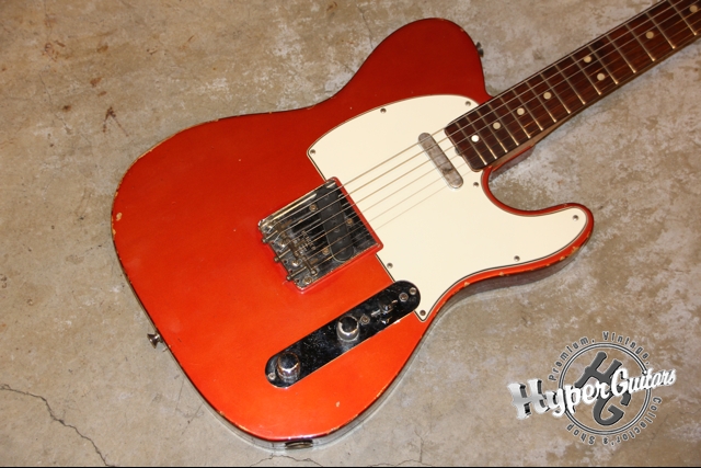 Fender '67 Telecaster - キャンディアップルレッド / ローズ