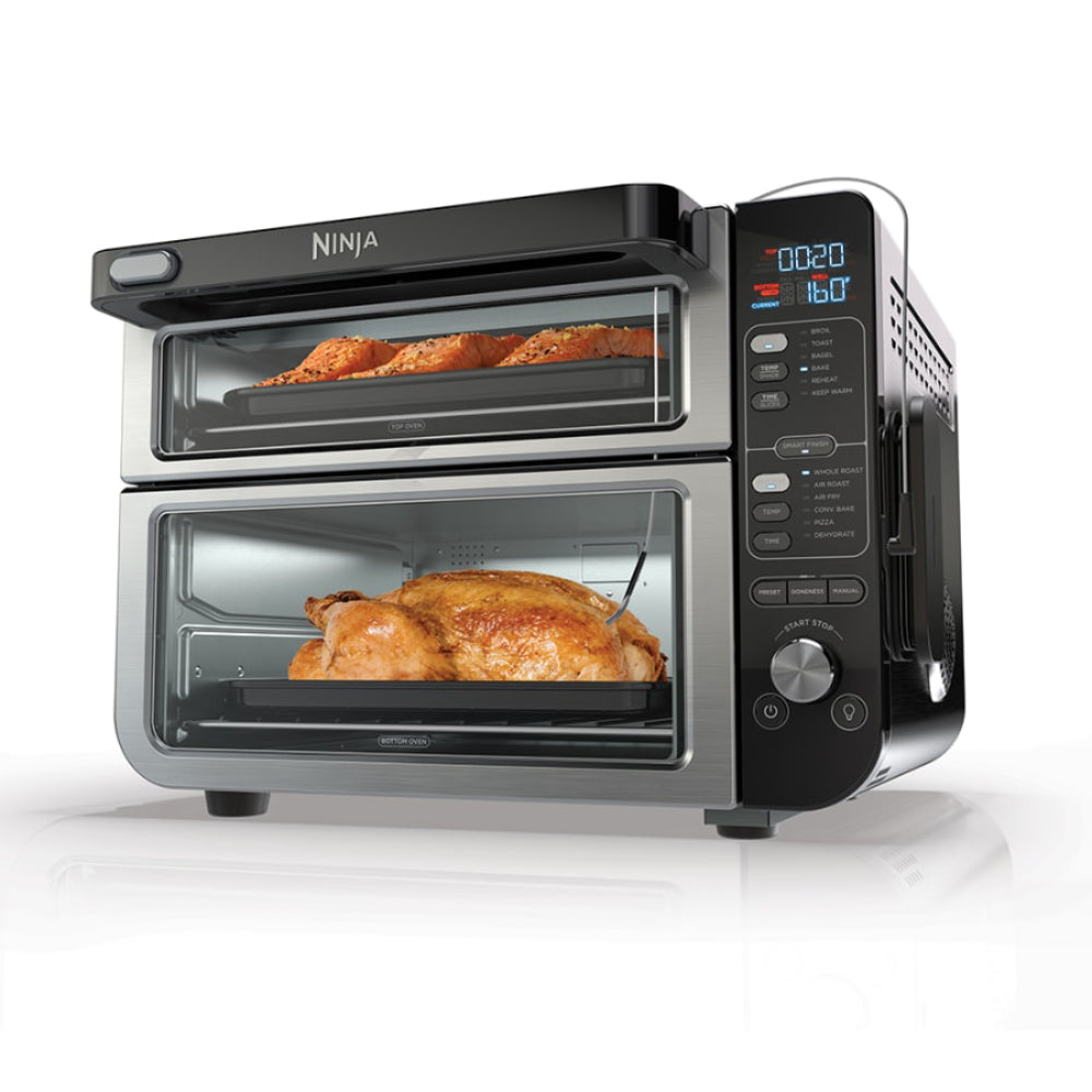 Ninja DCT451 12-in-1 Smart Double Oven - Silver/Black– Curacao