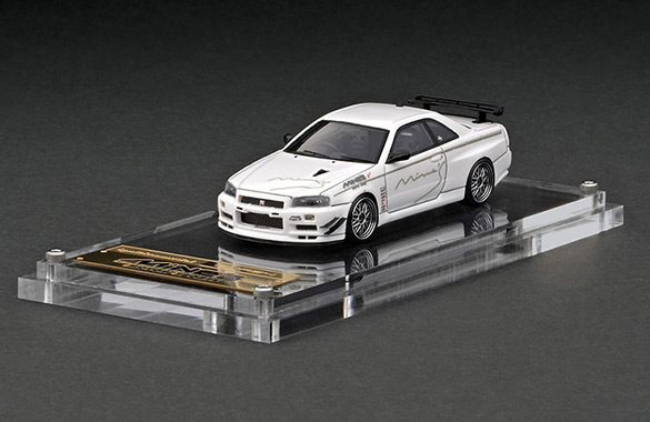 IG2721 1/64 Nissan Skyline GT-R Mine's(R34) White | LINE UP