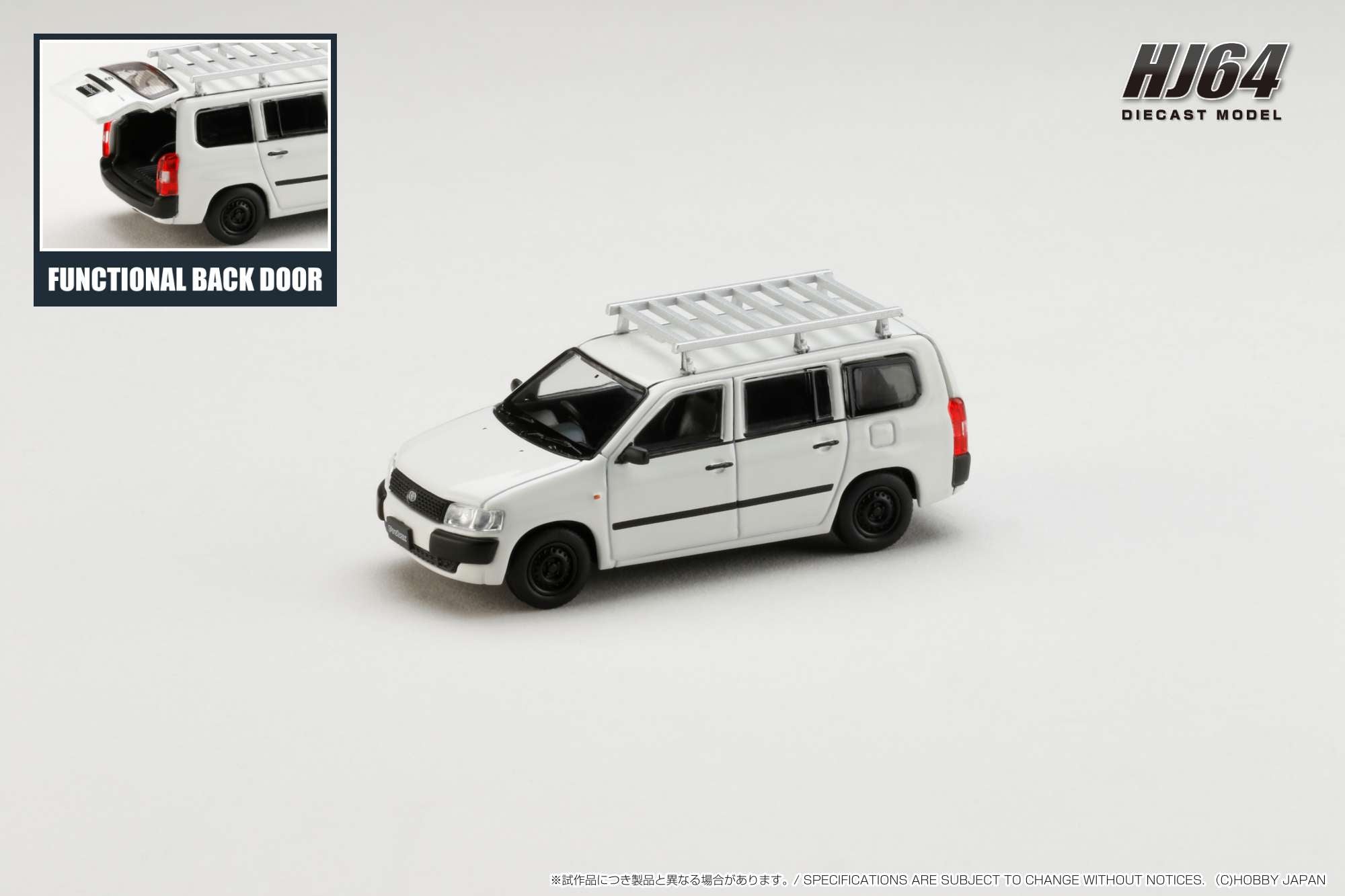 Hobby Japan HJ642062W Toyota PROBOX Customized ver. with ROOF