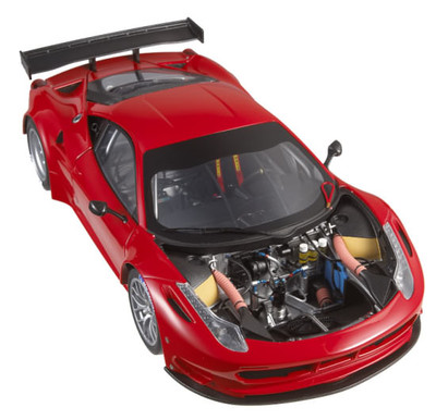 FERRARI 458 ITALIA GT2 RED PLAIN RACECAR NEW RELEASE ELITE HOT