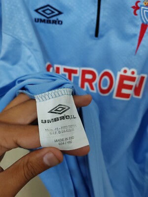 CELTA DE VIGO 1999-2001 HOME FOOTBALL SHIRT CAMISETA JERSEY UMBRO