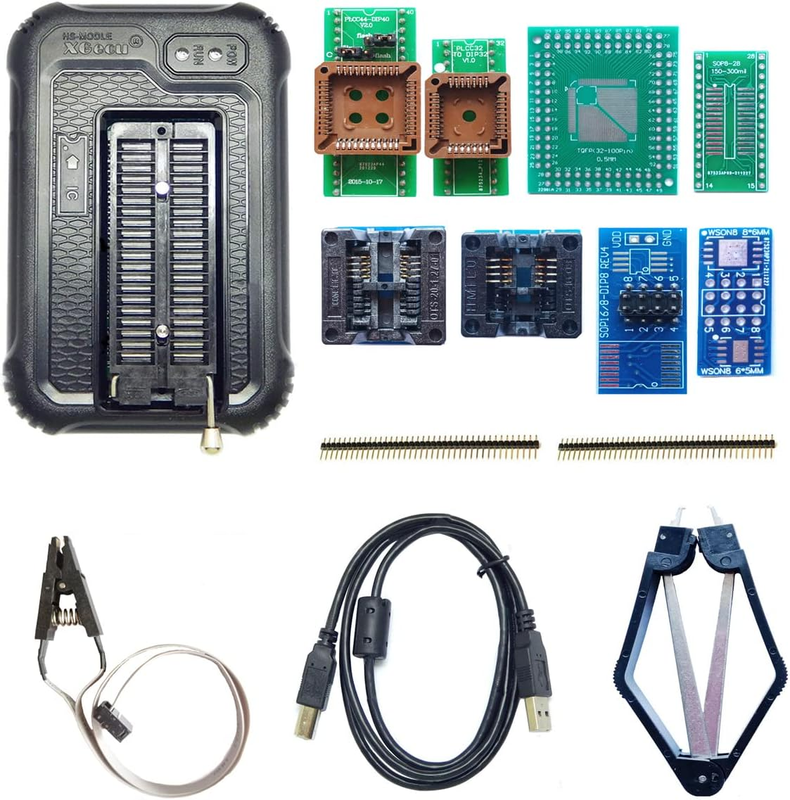 Xgecu TL866II plus Upgraded Xgecu T48 Programmer 8 Adapters USB