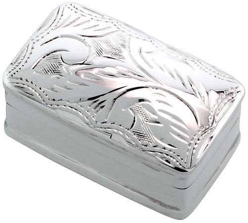 Georg Jensen. Sterling Silver Pill Box #79. Early version from