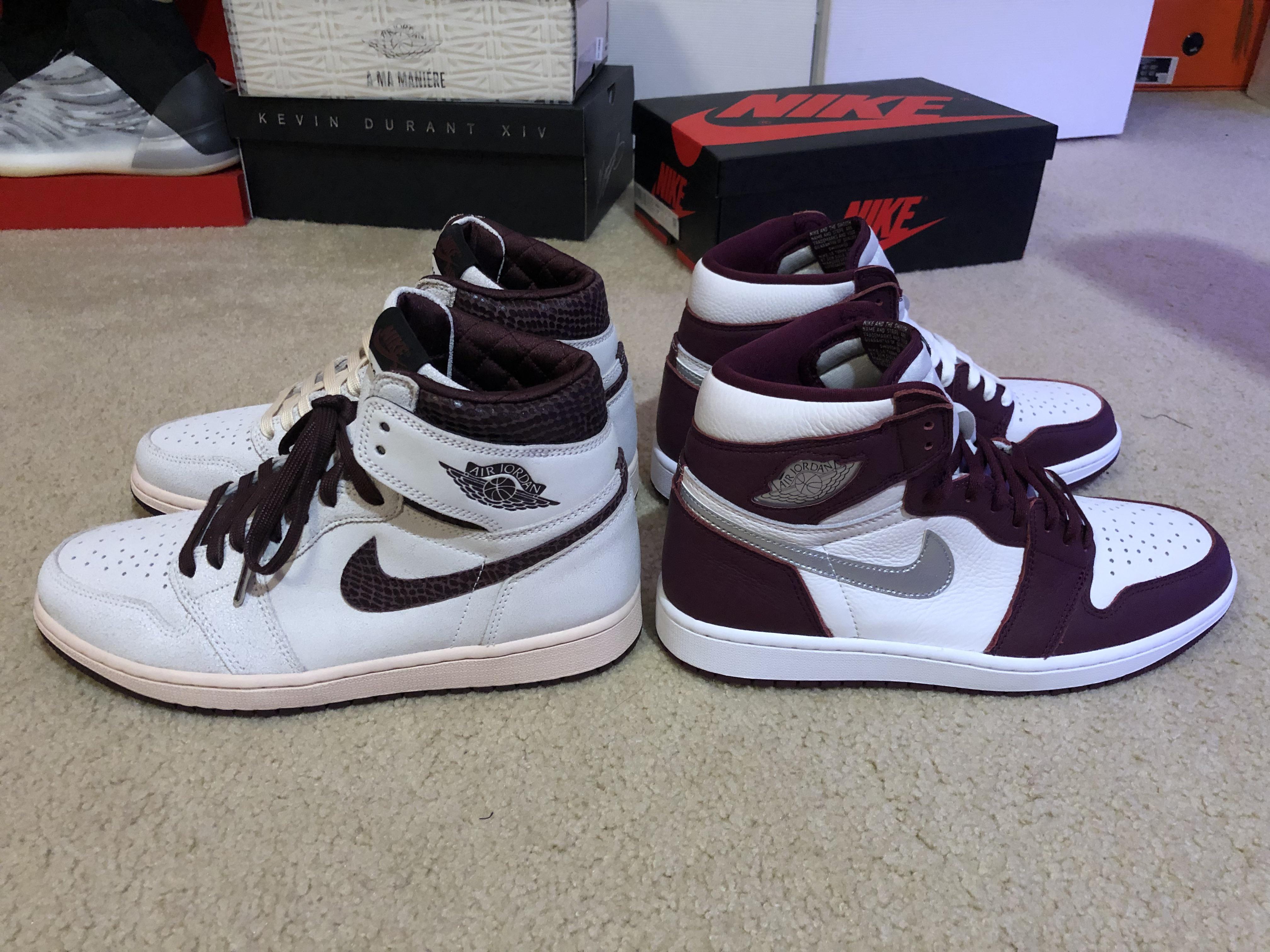 A Ma Maniere Jordan 1 and Jordan 1 Bordeaux are beautiful. : r