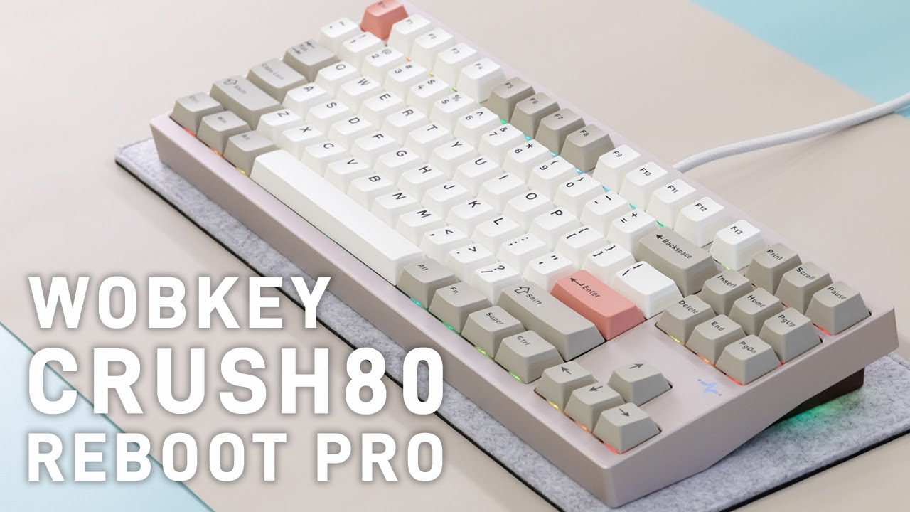 待望のWOBKEY Crush80 Reboot Pro【レビュー】2025年4月1日 Amazonにて