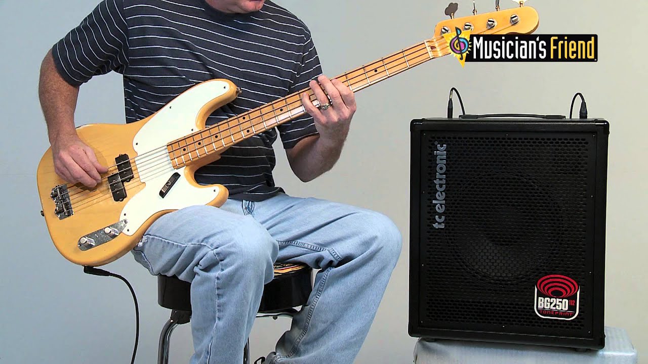 TC Electronic BG250-112 250W 1x12 Bass Combo Amp - YouTube