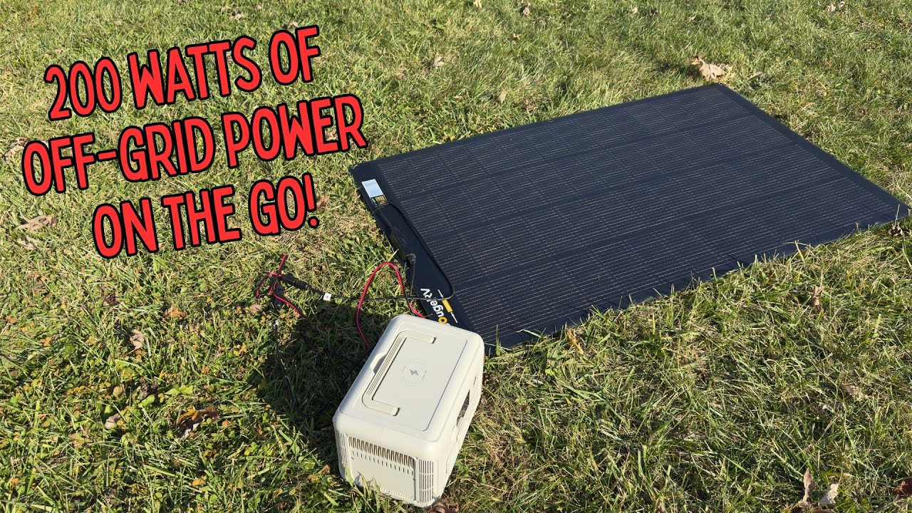 BougeRV Arch Pro 200W Solar Panel Review | Flexible 25% Efficient