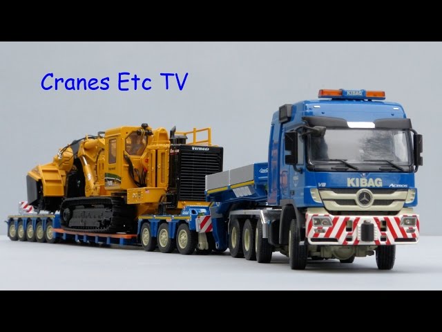 WSI Mercedes-Benz Actros Nooteboom 3+5 Trailer 'Kibag' by Cranes