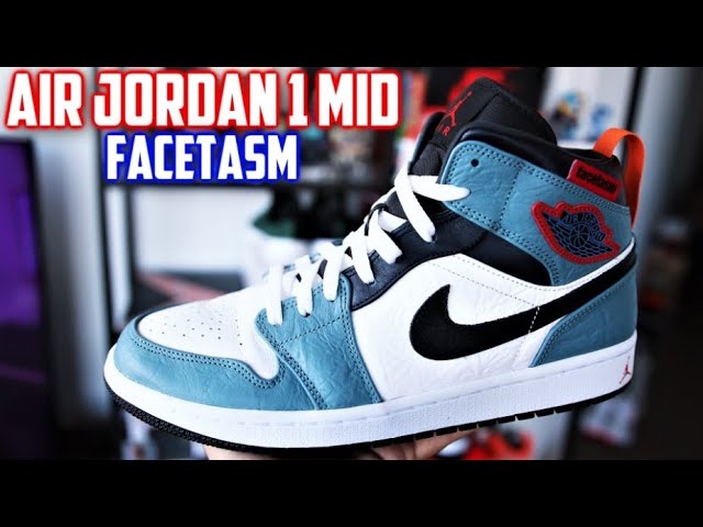 Air Jordan 1 Mid FACETASM Review and On-Feet! - YouTube