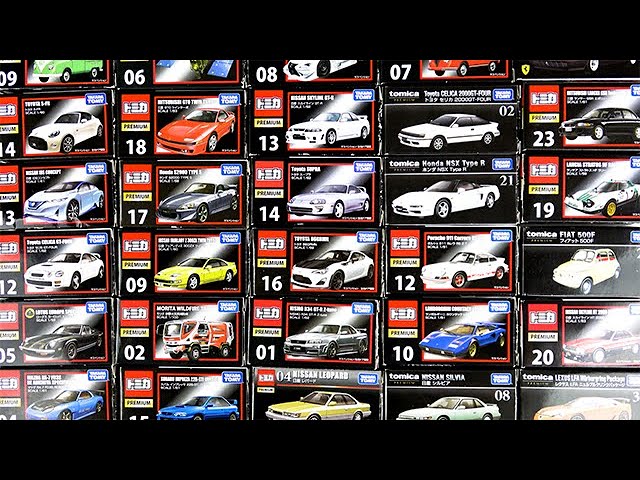 Unboxing 30 Tomica Premium cars in the order they were