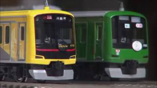 鉄道模型】KATO 東急電鉄 東横線5000系〈青ガエル〉ラッピング編成