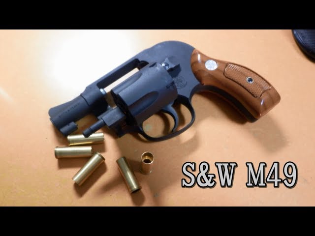 Gas Gun) Marushin Cartridge-Fueled Revolver M49 Bodyguard - YouTube