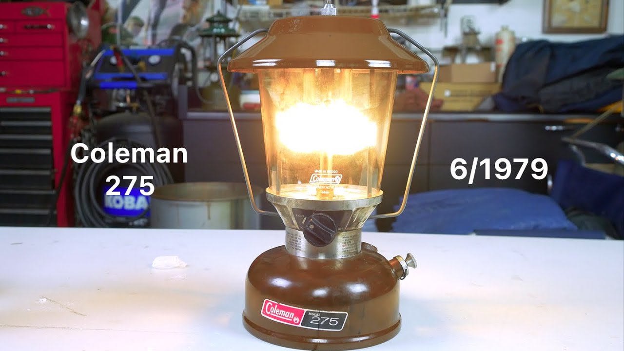 Vintage 1979 Coleman 275 Lantern - YouTube