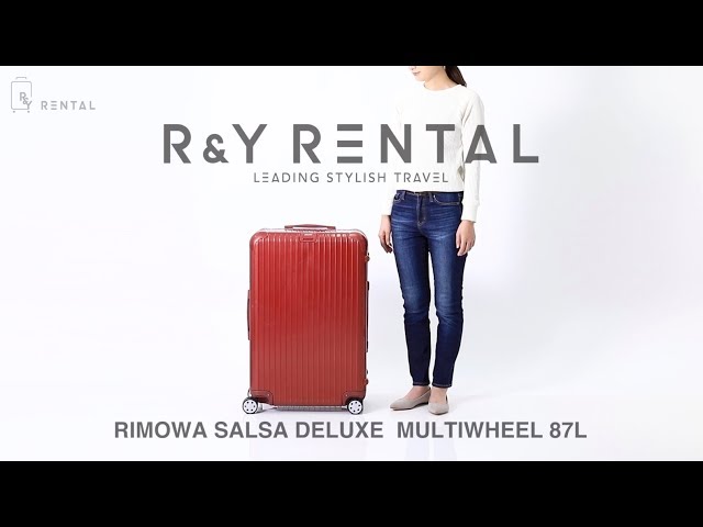 10泊以上] リモワ サルサデラックス 87L レッド 4輪 RIMOWA SALSA