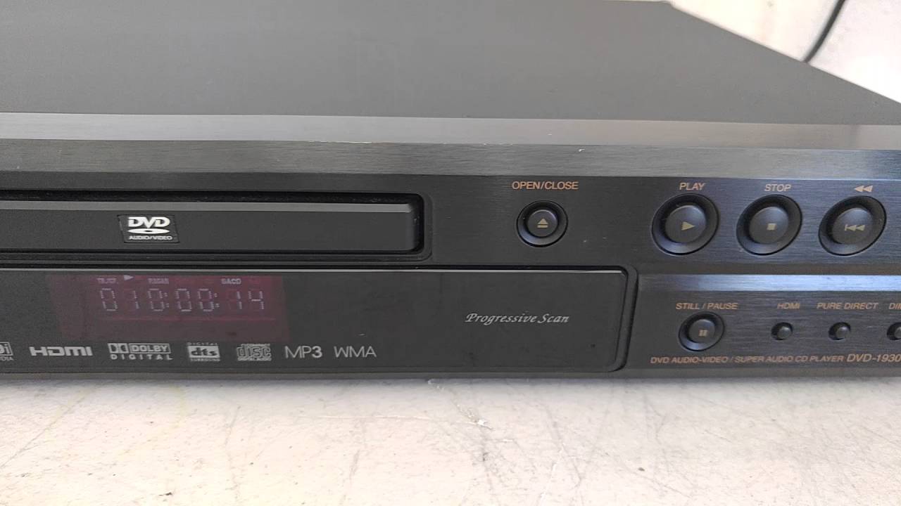Denon DVD-1930CI SUPER AUDIO AND DVD AUDIO PLAYER - YouTube