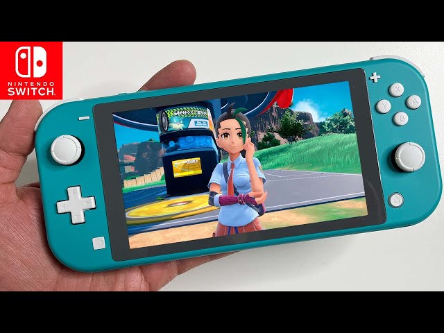 Pokémon Scarlet and Violet Nintendo Switch LITE Gameplay - YouTube